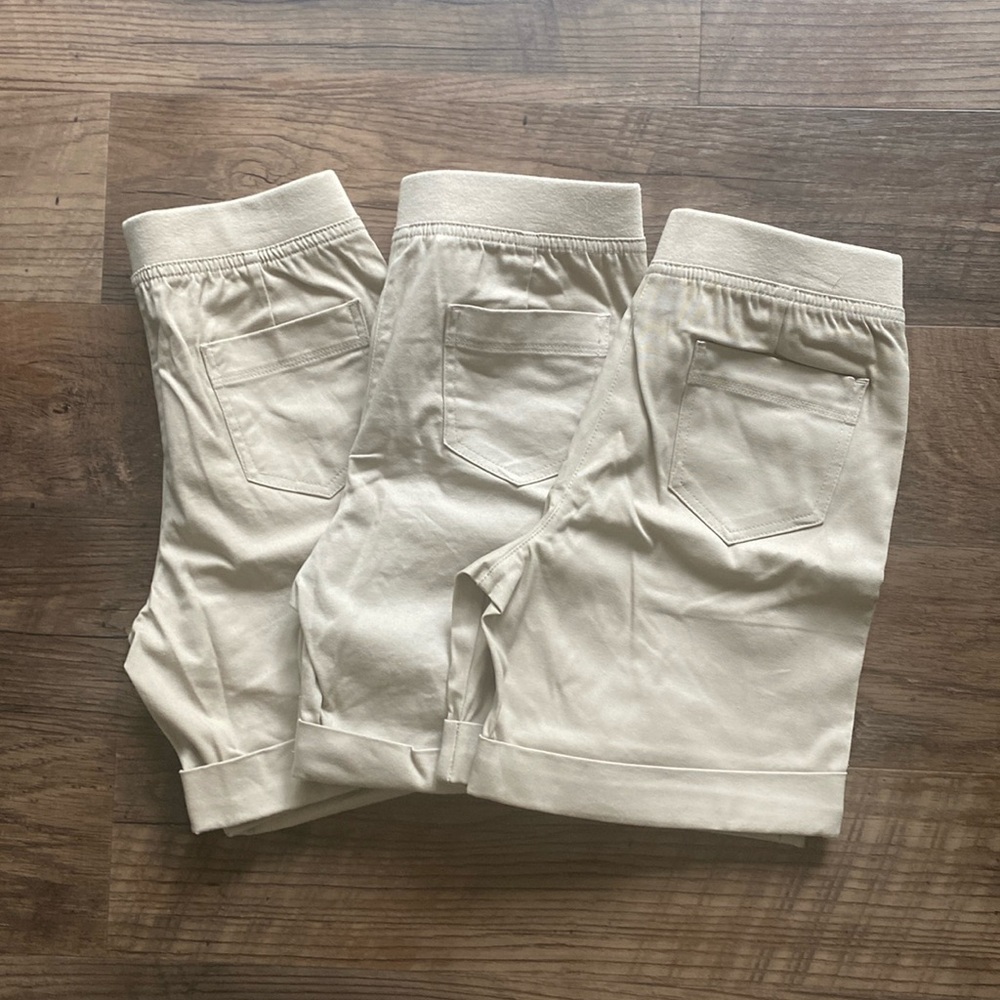 IZOD SCHOOL UNIFORM KHAKI SHORTS SIZE KIDS 14 REGULAR